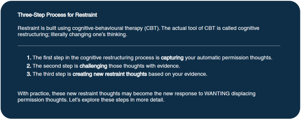 Wanting and permission thoughts emerge from below the conscious brain